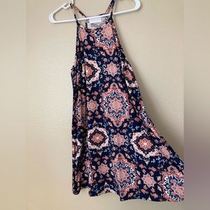 French Grey Halter Strap Dress - Women’s size small